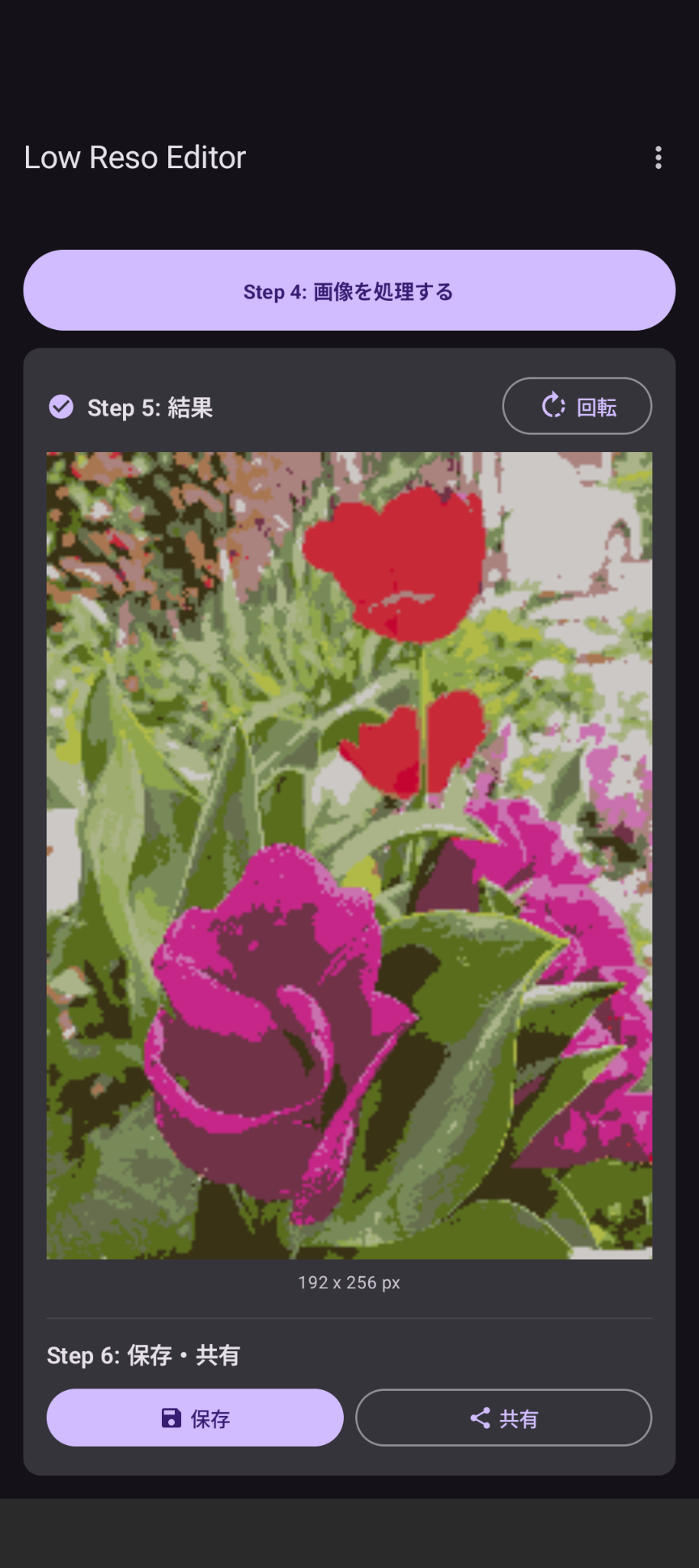LowResoEditor 操作画面2